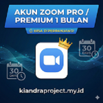 Akun Zoom Pro / Premium 1 Bulan